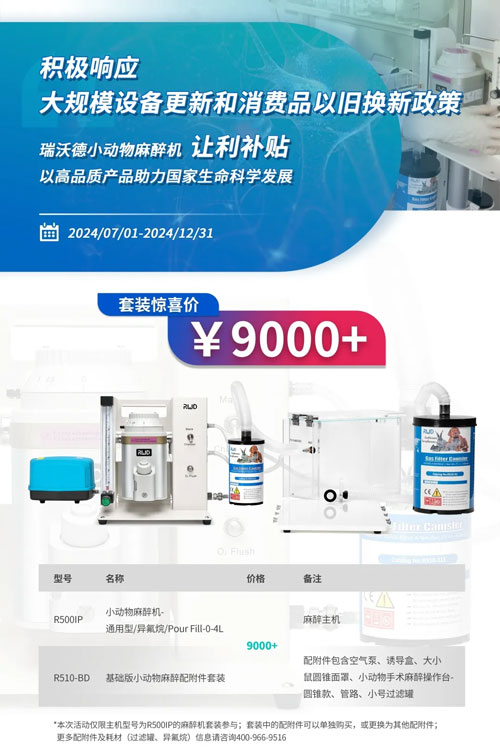 响应国家以旧换新政策，瑞沃德麻醉定位产品让利补贴，惊喜价来袭！